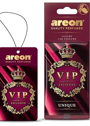 Освежитель сухой лист - "areon" - vip - unique (уникальный) (10шт/уп)