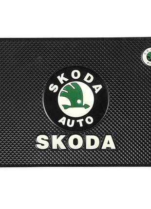 Килимок торпеди антиковзаючий skoda ( 200x130)