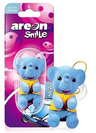 Освежитель сухой игрушка - "areon" - smile - new car (новая машина) (12шт/уп)