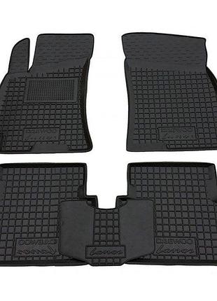 Коврики салона daewoo lanos/sens 5шт уровни + перемычка "avto-gumm" 11146