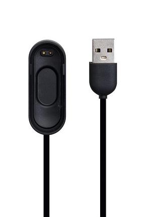 Кабель usb для mi band 4 cable черный