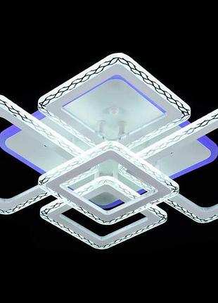 Люстра стельова valeso 55719/2+3 біла, led 112w