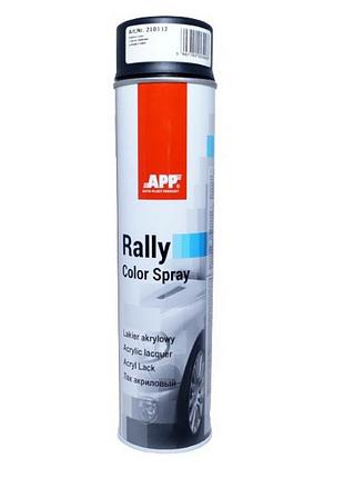 Лак акриловий чорний мат 600ml "app rally color" 210112 (12шт/уп)