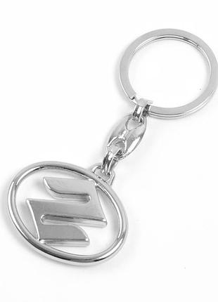 Брелок для ключів suzuki метал/хром