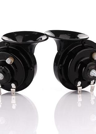Сигнал 12v улитки 2контактный ø 85mm "elegant" 100 740 - черный (40шт/ящ)