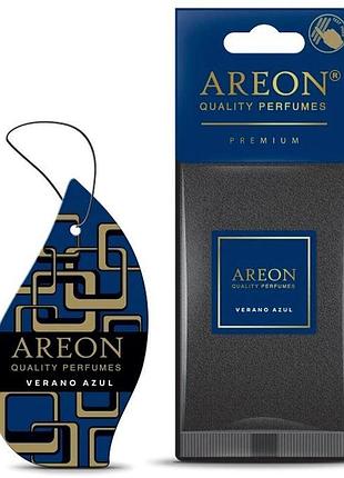 Освежитель сухой лист - "areon" - premium - verano azul (верано азул) (10шт/уп)