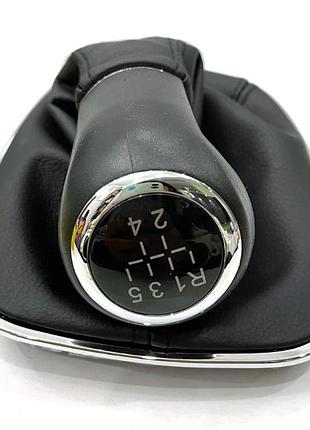 Ручка кпп з чохлом opel corsa d (2005-2014) plastic knob (5 speed) fxopl-20/5