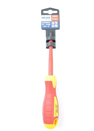 Викрутка - хрестова діелектрична 2*100 vde 1000b "molder" (мт35106) (12шт/уп)