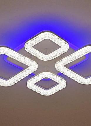 Люстра стельова valeso 55737/2+2 біла, led 104w