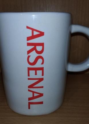 Уникальная колекционная чашка «arsenal» с отсеком для печенья2 фото