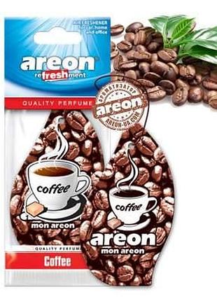 Освежитель сухой лист - "areon" - classic - coffee (кофе) (10шт/уп) ходовый