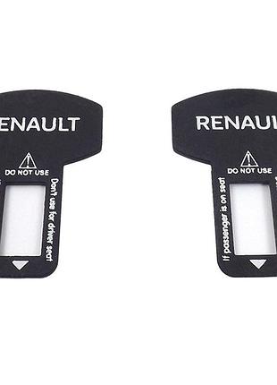 Заглушка ременя безпеки нейлон "renault" (2шт/уп)