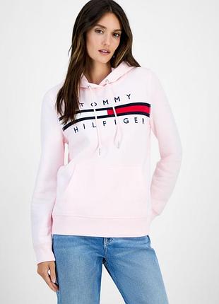 Жіноче худі tommy hilfiger на флісі