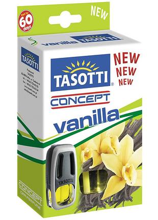 Освежитель жидкий на обдув 8ml - "tasotti" - concept - vanilla (ваниль) (24шт/уп)