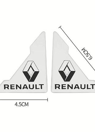 Пленка защитная для дверных кутов renault силиконовая прозрачная (4шт)