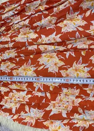F&f-брэндовая юбка 🧡юбка в цветочный принт3 фото