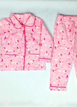 Фланелева піжама для дівчинки primark