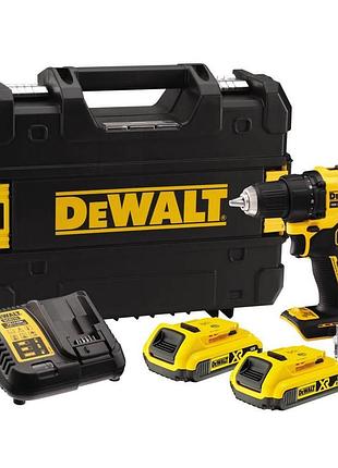 Дрель-шуруповёрт аккумуляторная бесщёточная dewalt dcd708d2t