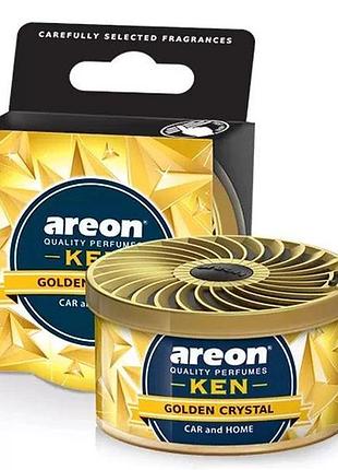 Освежитель сухой консерва 35gr - "areon" - ken - golden crystal (золотой кристал) (12шт/уп /144ящ.)