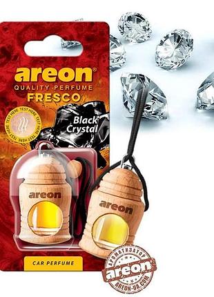 Освежитель жидкая бочка 4ml - "areon" - fresco - black crystal (черный кристал) (12шт/уп/288ящ.)