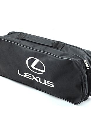 Сумка техдопомоги lexus чорна (52,6х18,6х13,2) 2 відділи "beltex" (липучки для фіксації)