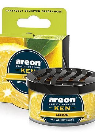 Освежитель сухой консерва 35gr - "areon" - ken - lemon (лимон) (12шт/уп)