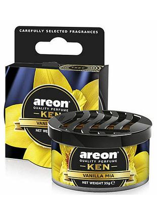Освежитель сухой консерва 35gr - "areon" - ken - vanilla-mia (ваниль-миа) (12шт/уп)
