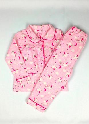 Фланелевая пижама для девочки primark