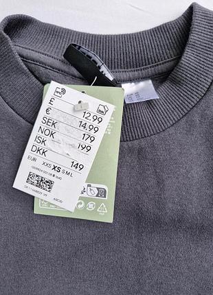 Укороченный свитшот h&amp;m 3