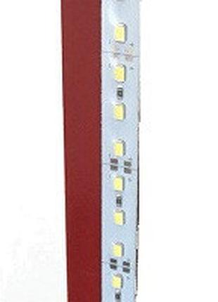 Лента 24v - 8см - белая - (5630) - 1а 7led алюминий в силиконе