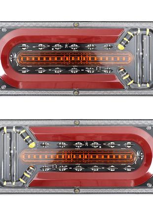 Задній ліхтар прямокутний 12/24v (330*140*20мм) led-51 (g wagon) з проводом (2шт/уп)