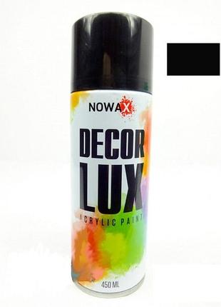 Краска черный глянец 450ml "nowax" nx48010 (12шт/уп)
