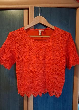 Блуза h&amp;m коротка