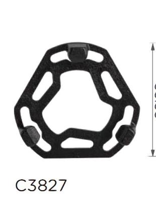 Кліпси c3827 для облицювання днища audi, seat, skoda, volkswagen (wht003386) ( уп. 100 шт.)