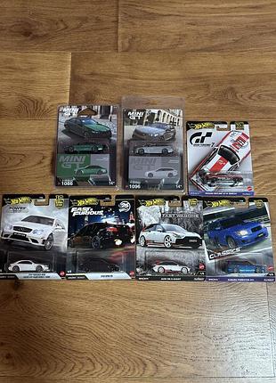 Продам hot wheels premium mini gt bmw m5 e60 g90 g99 mercedes clk audi rs 6 subaru forester nissan skylne r34 gran turismo хот вілс міні гт бмв ауді