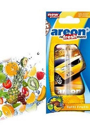Освежитель жидкий 8,5ml - "areon" - fresh (машинки) - tutti-frutti (тутти-фрутти) (24шт/уп)