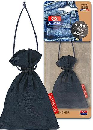 Освіжувач силікон гранули 20gr - "marcus" - fresh bag denim - gold (золото) (16шт/уп)