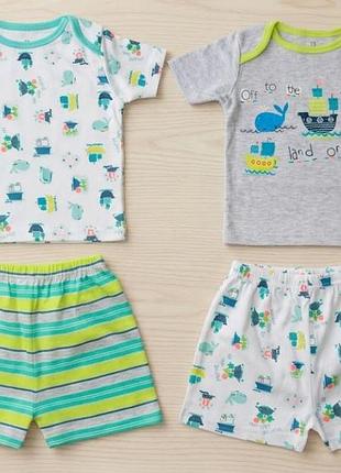 Трикотажна піжама primark early days  12-18 та 18-24 міс  бавовна 100% поштучно / комплектом