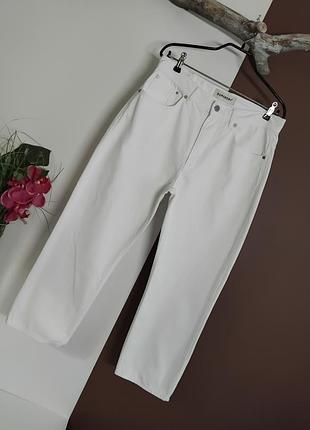 Джинсы superdry женские белые укороченные джинсы новые