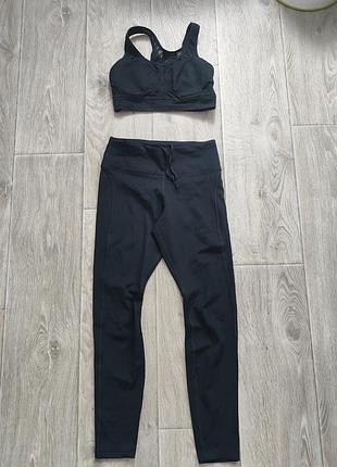 Комплект nike s лосини + топ
