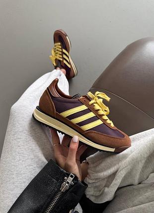 Кросівки  adidas sl 72  brown / yellow premium     розпродаж sale