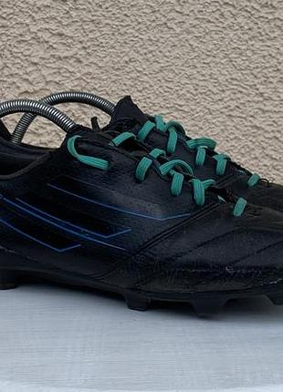 Adidas чоловічі шкіряні професійні бутси чорного кольору оригінал 40 розмір