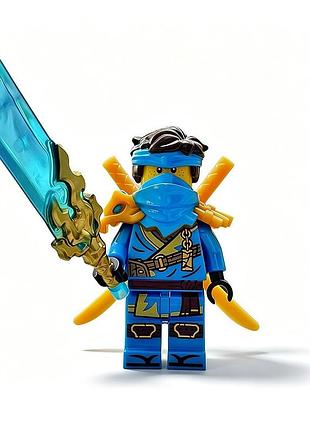 Фигурка джея ниндзяго совместима с лезвия em746 ninjago masters of spinjitzu