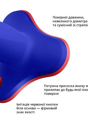 Фаллоимитатор fun factory limba flex s, синий, гибкий, с эффектом памяти, подходит для точки g 7
