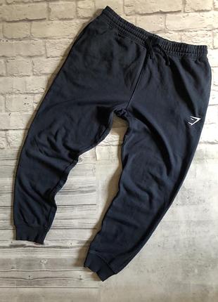 Спортивные штаны gymshark , темно-синие мужские, размер l