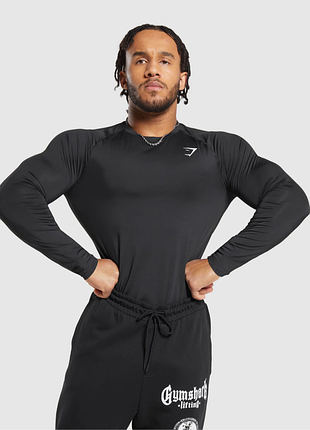 Чоловіча футболка з довгими рукавами gymshark element baselayer
