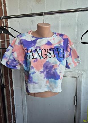 Футболка trendyol tie dye oversize, розмір m, ідеальний стан