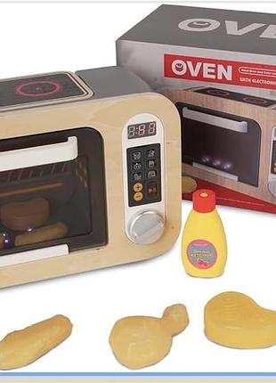 Дитяча іграшкова мікрохвильова піч з підсвіткою та звуком oven electronic functions