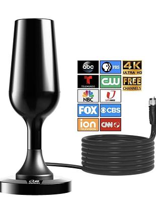 Комнатная тв антенна hdtv dvb-t2 для цифрового телевидения, внутренняя, усиление сигнала