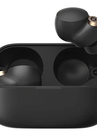 Наушники sony wf-1000xm4 tws bluetooth с активным шумоподавлением, черные (легкое б/в)